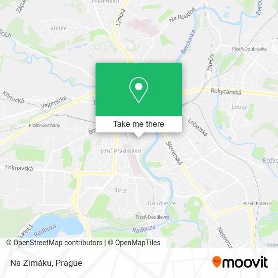 Карта Na Zimáku
