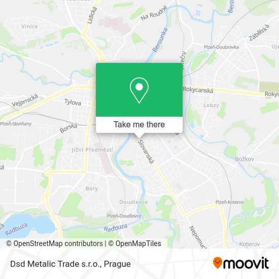 Карта Dsd Metalic Trade s.r.o.