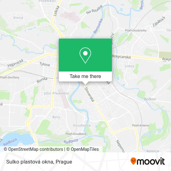 Карта Sulko plastová okna