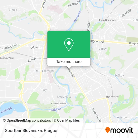 Карта Sportbar Slovanská
