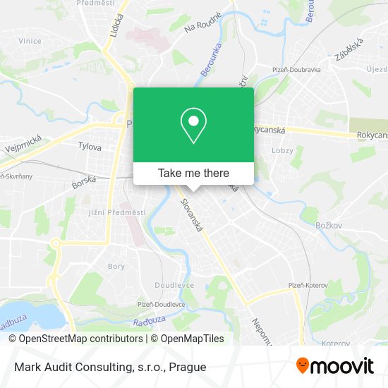 Карта Mark Audit Consulting, s.r.o.