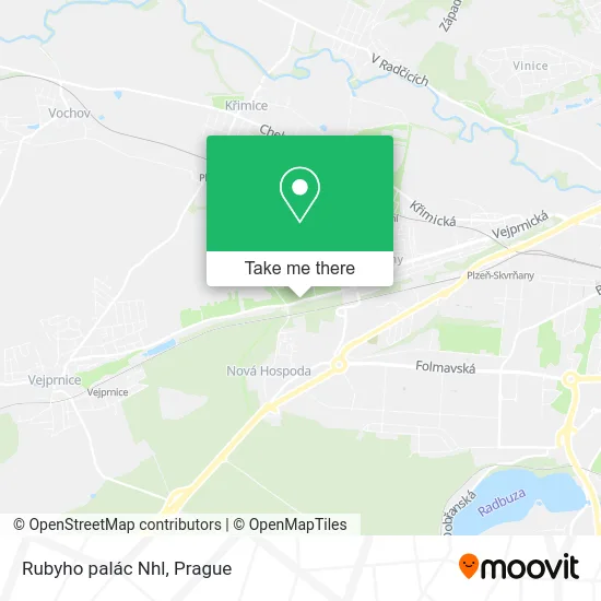 Карта Rubyho palác Nhl