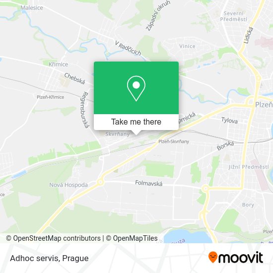 Карта Adhoc servis