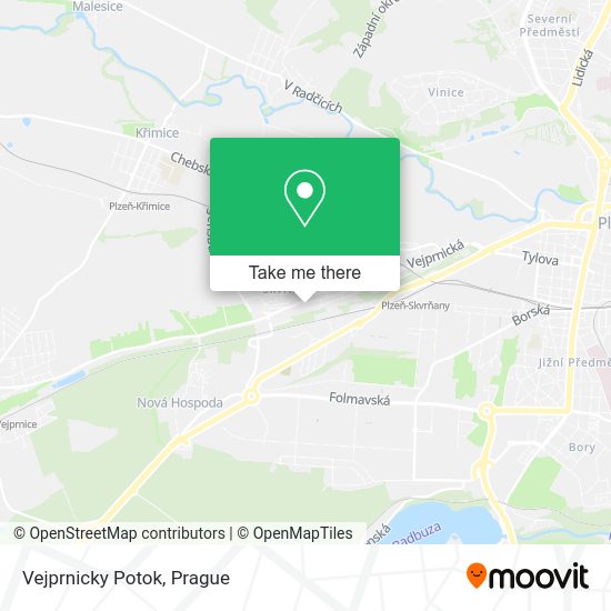 Карта Vejprnicky Potok