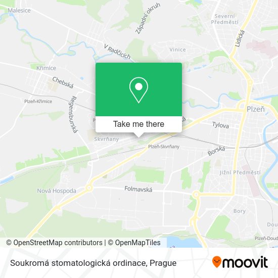 Карта Soukromá stomatologická ordinace