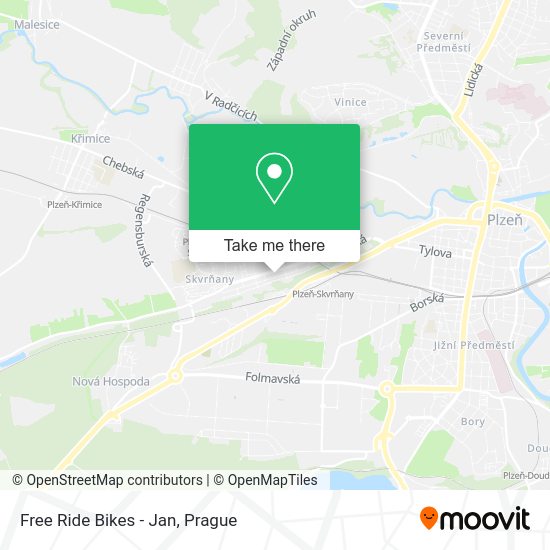 Карта Free Ride Bikes - Jan