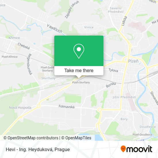Карта Hevi - Ing. Heyduková