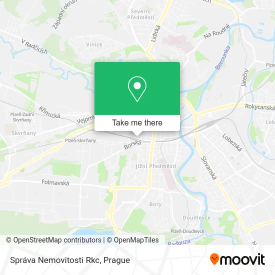 Карта Správa Nemovitosti Rkc