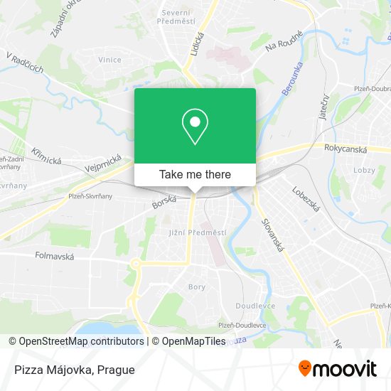 Карта Pizza Májovka