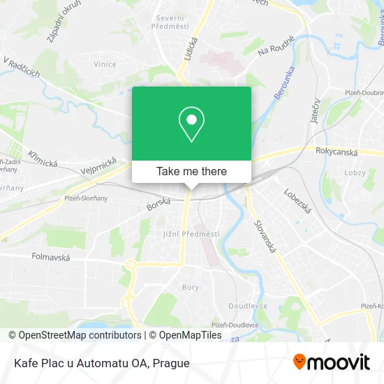 Карта Kafe Plac u Automatu OA