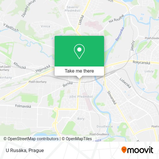 Карта U Rusáka