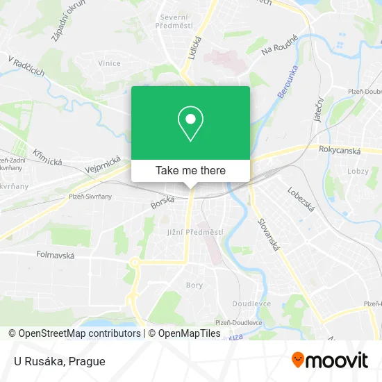 Карта U Rusáka
