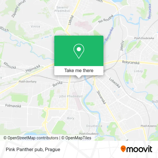 Карта Pink Panther pub