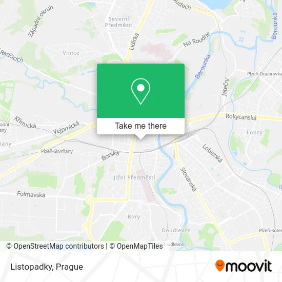 Карта Listopadky