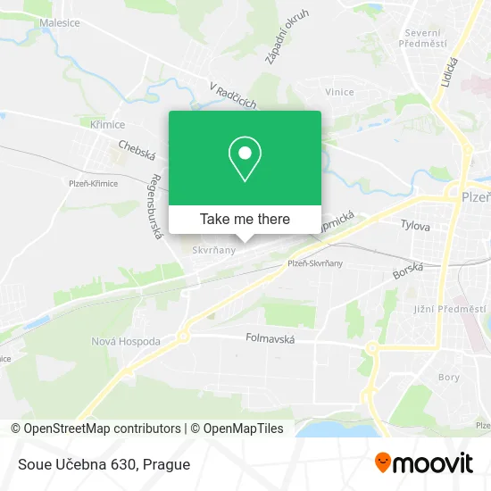 Карта Soue Učebna 630