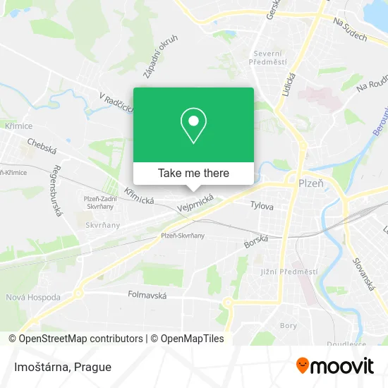 Карта Imoštárna