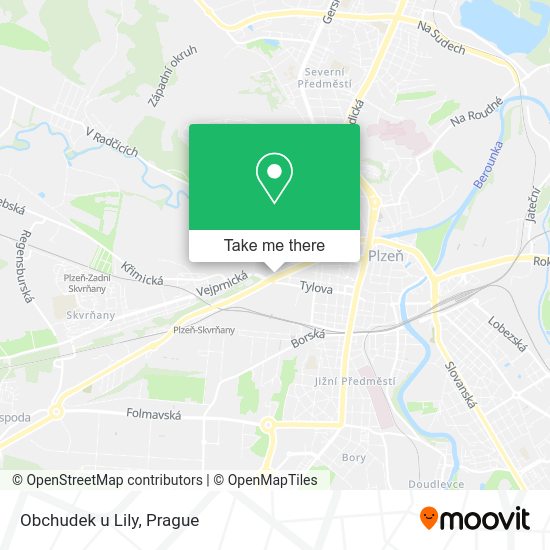 Карта Obchudek u Lily