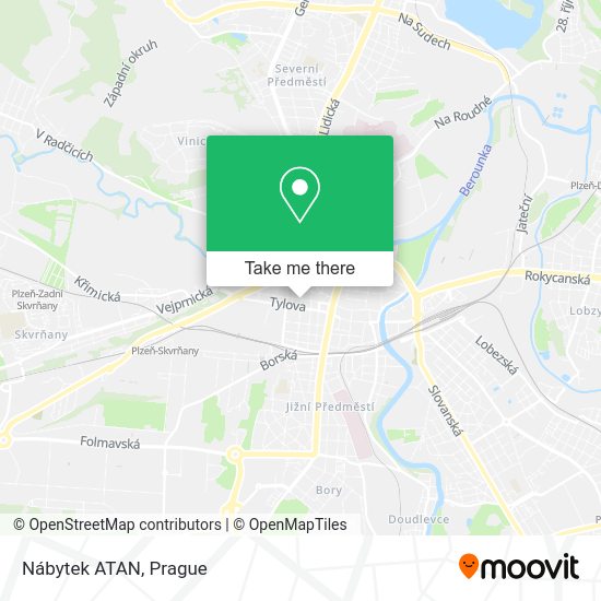 Карта Nábytek ATAN