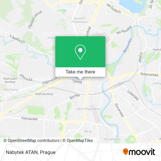 Карта Nábytek ATAN