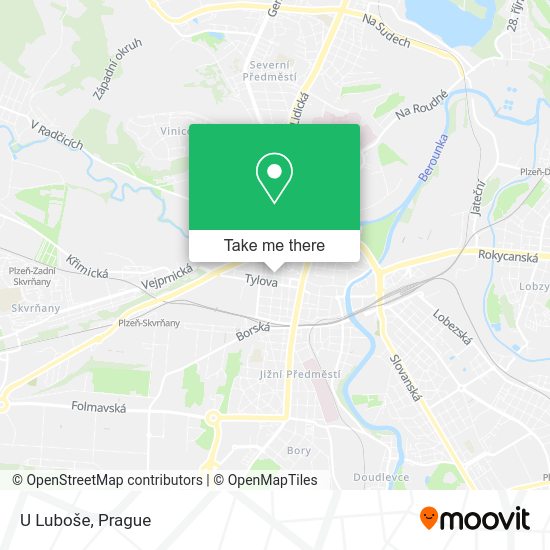 Карта U Luboše