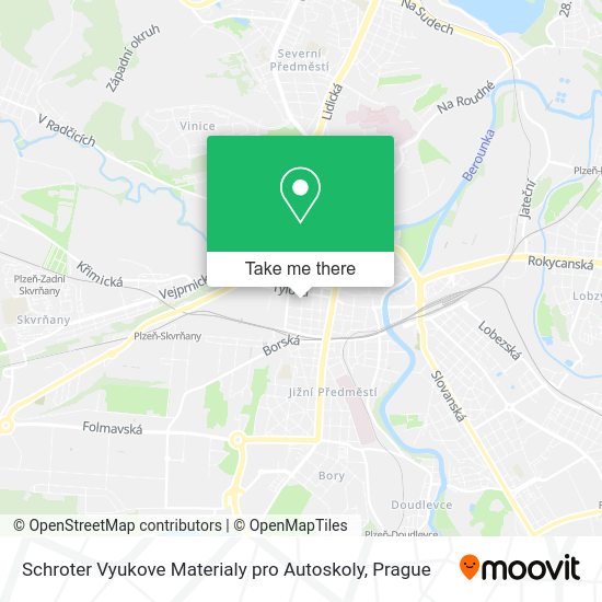 Карта Schroter Vyukove Materialy pro Autoskoly