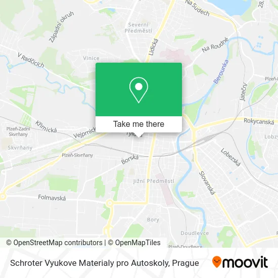 Карта Schroter Vyukove Materialy pro Autoskoly