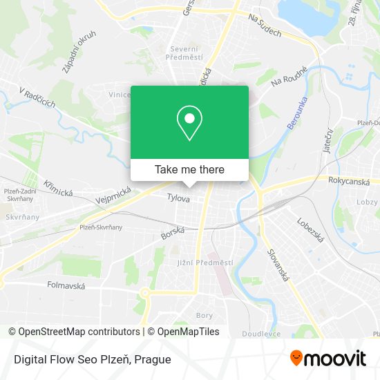 Карта Digital Flow Seo Plzeň