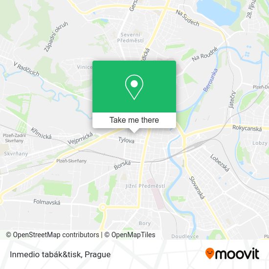 Карта Inmedio tabák&tisk