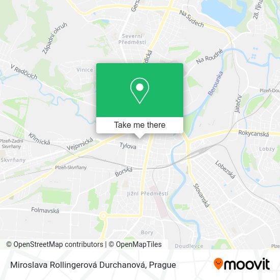 Карта Miroslava Rollingerová Durchanová