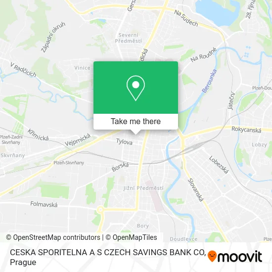 Карта CESKA SPORITELNA A S CZECH SAVINGS BANK CO
