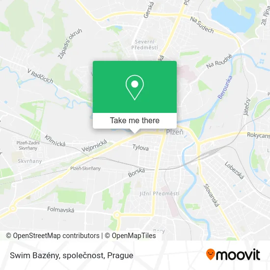 Карта Swim Bazény, společnost