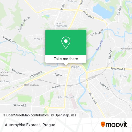 Карта Automyčka Express