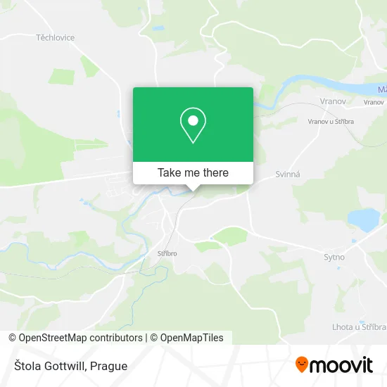 Карта Štola Gottwill