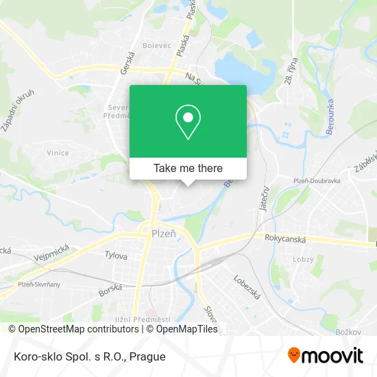 Карта Koro-sklo Spol. s R.O.