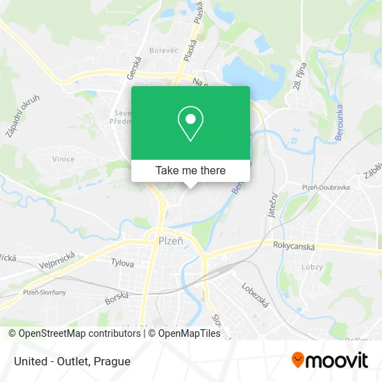 United - Outlet map