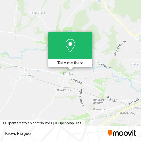 Křoví map