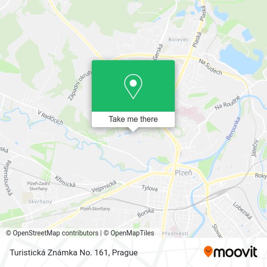 Карта Turistická Známka No. 161