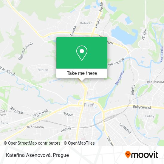 Карта Kateřina Asenovová