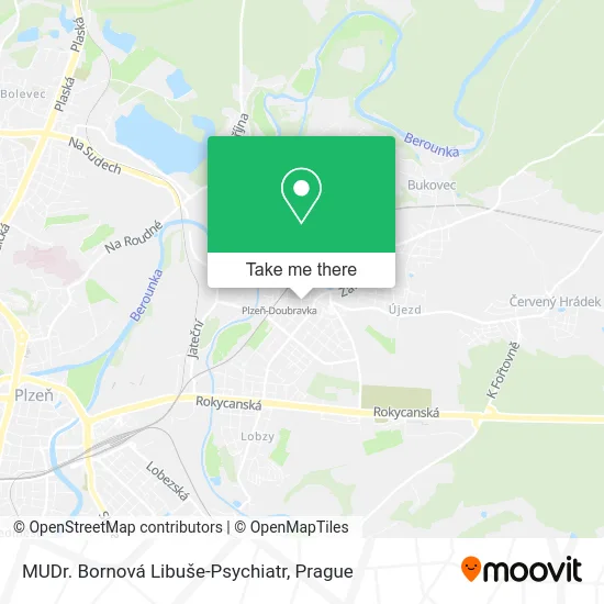 Карта MUDr. Bornová Libuše-Psychiatr