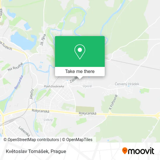 Květoslav Tomášek map