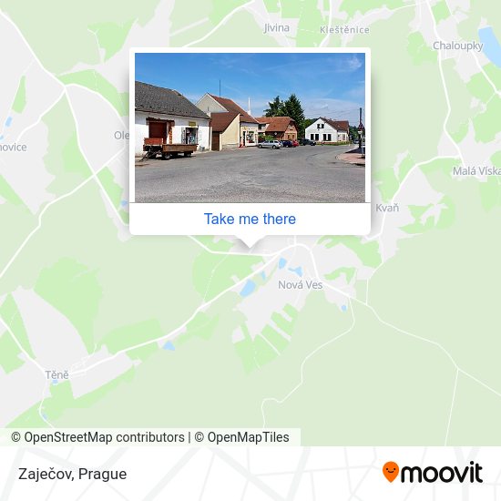 Карта Zaječov