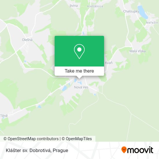 Карта Klášter sv. Dobrotivá