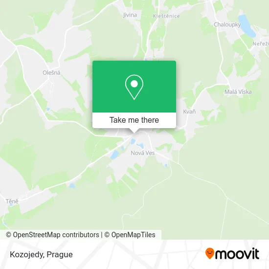 Карта Kozojedy