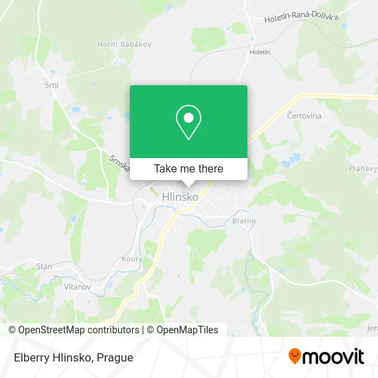 Карта Elberry Hlinsko