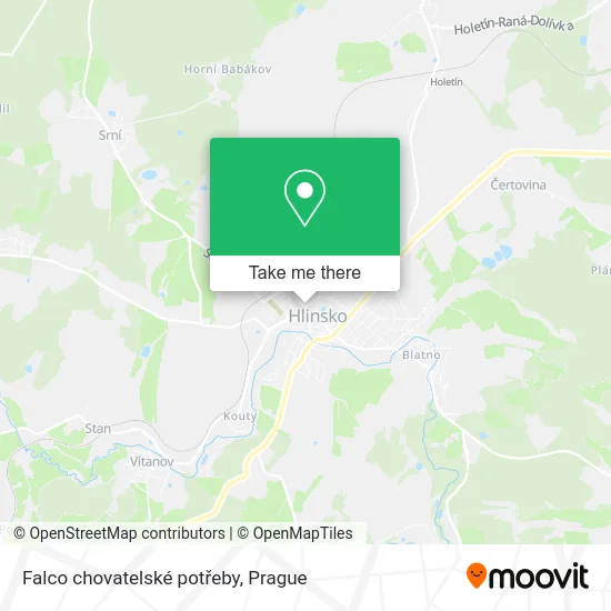 Карта Falco chovatelské potřeby