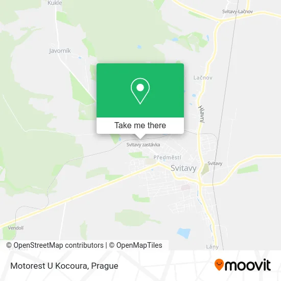 Карта Motorest U Kocoura