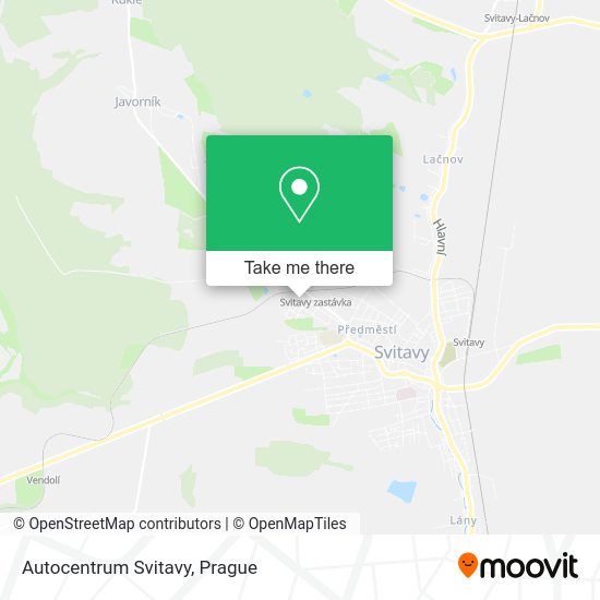 Карта Autocentrum Svitavy