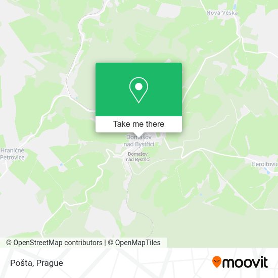 Карта Pošta