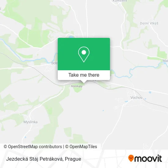 Карта Jezdecká Stáj Petráková