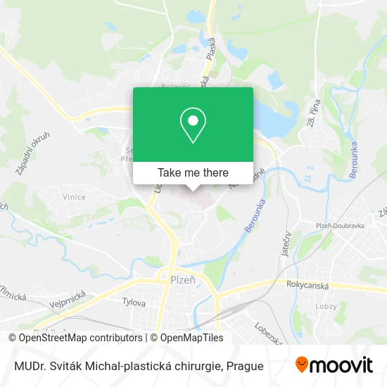 Карта MUDr. Sviták Michal-plastická chirurgie